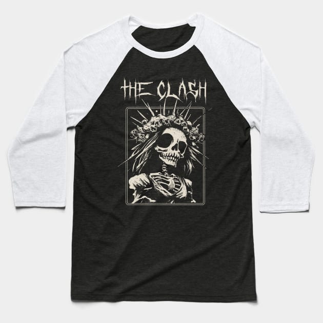 the clash bride on Baseball T-Shirt by hex pixel